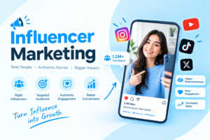 Influencer marketing with social media engagement
